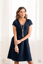 Load image into Gallery viewer, Paparazzi Going DIOR to DIOR - White - Earrings - Trend Blend / Fashion Fix Exclusive June 2020 - $5 Jewelry with Ashley Swint