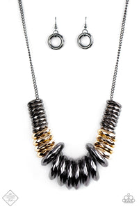 Paparazzi Haute Hardware - Multi - Necklace & Earrings - Fashion Fix Exclusive July 2020 - $5 Jewelry with Ashley Swint