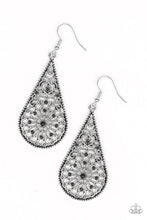 Load image into Gallery viewer, Paparazzi Mandala Makeover - Black Beads - Silver Filigree Earrings - $5 Jewelry With Ashley Swint