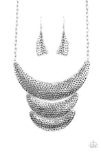 Load image into Gallery viewer, PRE-ORDER - Paparazzi Moonwalk Magic - Silver - Necklace &amp; Earrings - $5 Jewelry with Ashley Swint