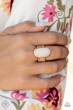 Load image into Gallery viewer, PRE-ORDER - Paparazzi Mystical Mantra - Gold - Ring - $5 Jewelry with Ashley Swint