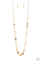 Load image into Gallery viewer, Paparazzi Secret Treasure - Brown - Pearly and Glassy Beads - Necklace &amp; Earrings - $5 Jewelry with Ashley Swint