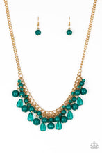 Load image into Gallery viewer, Paparazzi Tour de Trendsetter - Green - Necklace &amp; Earrings - $5 Jewelry with Ashley Swint