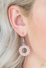 Load image into Gallery viewer, Paparazzi A Proper Lady - Pink Pearls - Silver Earrings - $5 Jewelry With Ashley Swint