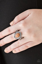 Load image into Gallery viewer, Paparazzi All The Worlds A STAGECOACH - Brown - Ring - $5 Jewelry With Ashley Swint