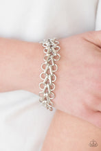 Load image into Gallery viewer, Paparazzi Atlanta Attitude - Silver - Bold Frames Link - Bracelet - $5 Jewelry With Ashley Swint