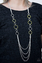 Load image into Gallery viewer, Paparazzi Beautifully Bubbly - Yellow - Necklace &amp; Earrings - $5 Jewelry With Ashley Swint