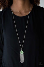 Load image into Gallery viewer, Paparazzi Color Me Capricious - Green - Necklace and matching Earrings - $5 Jewelry With Ashley Swint