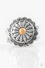 Load image into Gallery viewer, Paparazzi Daringly Daisy - Brown - Flower Ring - $5 Jewelry With Ashley Swint
