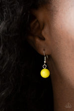 Load image into Gallery viewer, Paparazzi Everyday Eye Candy - Yellow Beads - Necklace and matching Earrings - $5 Jewelry with Ashley Swint