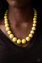Load image into Gallery viewer, Paparazzi Everyday Eye Candy - Yellow Beads - Necklace and matching Earrings - $5 Jewelry with Ashley Swint