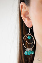Load image into Gallery viewer, Paparazzi New York Attraction - Green Pearls - Silver Earrings - $5 Jewelry With Ashley Swint