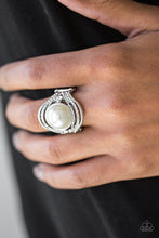Load image into Gallery viewer, Paparazzi Quite Queen Mary - White Pearl - Rhinestone Ring - $5 Jewelry With Ashley Swint
