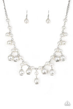 Load image into Gallery viewer, Paparazzi Soon To Be Mrs. - White - Pearls - Necklace &amp; Earrings - $5 Jewelry with Ashley Swint