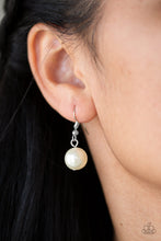 Load image into Gallery viewer, Paparazzi Soon To Be Mrs. - White - Pearls - Necklace &amp; Earrings - $5 Jewelry with Ashley Swint