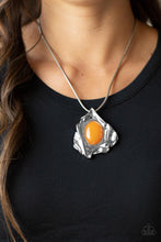 Load image into Gallery viewer, PRE-ORDER - Paparazzi Amazon Amulet - Orange - Necklace &amp; Earrings - $5 Jewelry with Ashley Swint
