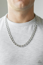 Load image into Gallery viewer, Paparazzi Big Win - Silver - Thick Cable Chain - Men's Necklace - $5 Jewelry With Ashley Swint