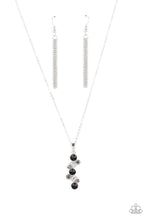 Load image into Gallery viewer, PRE-ORDER - Paparazzi Classically Clustered - Black - Necklace &amp; Earrings - $5 Jewelry with Ashley Swint