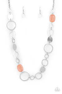 PRE-ORDER - Paparazzi Colorful Combo - Orange Coral - Necklace & Earrings - $5 Jewelry with Ashley Swint