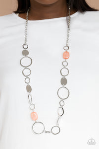 PRE-ORDER - Paparazzi Colorful Combo - Orange Coral - Necklace & Earrings - $5 Jewelry with Ashley Swint