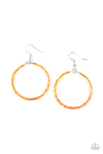 Load image into Gallery viewer, Paparazzi Colorfully Curvy - Orange - Seed Beads - Earrings - $5 Jewelry with Ashley Swint