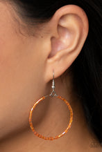 Load image into Gallery viewer, Paparazzi Colorfully Curvy - Orange - Seed Beads - Earrings - $5 Jewelry with Ashley Swint