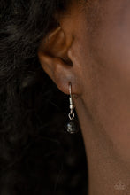 Load image into Gallery viewer, Paparazzi Desert Equinox - Black Stone - Silver Necklace and matching Earrings - $5 Jewelry With Ashley Swint