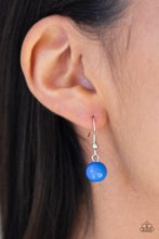 Load image into Gallery viewer, Paparazzi Egyptian Spell - Blue - Delicately Hammered - Silver Necklace &amp; Earrings - $5 Jewelry with Ashley Swint