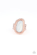 Load image into Gallery viewer, Paparazzi For ETHEREAL! - Rose Gold - Opalescent Stone - Ring - $5 Jewelry with Ashley Swint