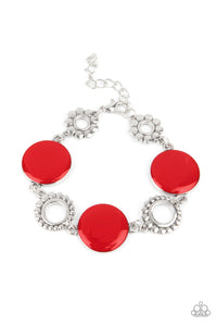 PAPARAZZI Garden Regalia - Red - $5 Jewelry with Ashley Swint