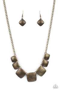 PRE-ORDER - Paparazzi Keeping It RELIC - Brass - Necklace & Earrings - $5 Jewelry with Ashley Swint