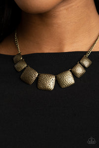 PRE-ORDER - Paparazzi Keeping It RELIC - Brass - Necklace & Earrings - $5 Jewelry with Ashley Swint