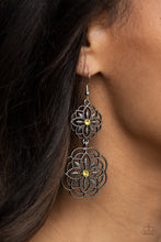 Load image into Gallery viewer, Paparazzi Mandala Mecca - Yellow - Earrings - $5 Jewelry with Ashley Swint