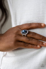 Load image into Gallery viewer, Paparazzi Metro Marina - Blue - Pearly Bead - Ring - $5 Jewelry with Ashley Swint