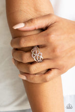 Load image into Gallery viewer, Paparazzi More Or FLAWLESS - Pink Rhinestone - Silver Ring - $5 Jewelry with Ashley Swint
