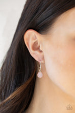 Load image into Gallery viewer, Paparazzi Native New Yorker - Pink Beads - Silver Multi Layered Necklace and matching Earrings - $5 Jewelry With Ashley Swint