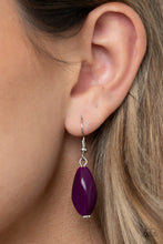 Load image into Gallery viewer, Paparazzi Palm Beach Beauty - Purple - Necklace &amp; Earrings - $5 Jewelry with Ashley Swint