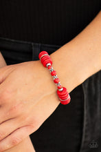 Load image into Gallery viewer, PRE-ORDER - Paparazzi Sagebrush Serenade - Red Stone - Bracelet - $5 Jewelry with Ashley Swint