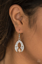 Load image into Gallery viewer, Paparazzi Share The Wealth - Brown - Rhinestones Earrings - $5 Jewelry With Ashley Swint