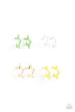 Load image into Gallery viewer, Paparazzi Starlet Shimmer Post Earrings - 10 - STARS - Black, Blue, Green, Gray, Yellow, Red, Purple, Pink, White &amp; Gold - $5 Jewelry with Ashley Swint