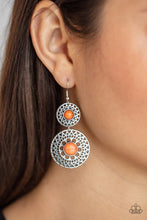Load image into Gallery viewer, PRE-ORDER - Paparazzi Sunny Sahara - Orange - Earrings - $5 Jewelry with Ashley Swint