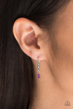 Load image into Gallery viewer, Paparazzi Bohemian Belle - Purple Seed Beads - Silver Chain Necklace and matching Earrings - $5 Jewelry With Ashley Swint