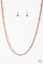 Load image into Gallery viewer, Paparazzi Colorfully Chic - Orange - Necklace &amp; Earrings - $5 Jewelry With Ashley Swint