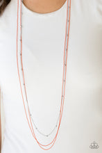 Load image into Gallery viewer, Paparazzi Colorfully Chic - Orange - Necklace &amp; Earrings - $5 Jewelry With Ashley Swint