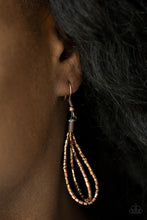 Load image into Gallery viewer, Paparazzi Flashy Fashion - Copper - Seed Beads - Necklace &amp; Earrings - $5 Jewelry With Ashley Swint