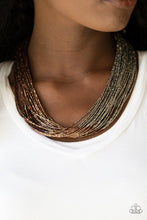 Load image into Gallery viewer, Paparazzi Flashy Fashion - Copper - Seed Beads Necklace &amp; Earrings - $5 Jewelry with Ashley Swint