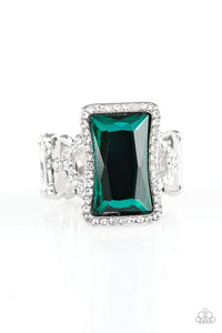 Glamour Icon - Green - Ring - $5 Jewelry With Ashley Swint