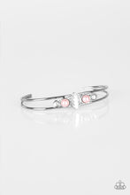 Load image into Gallery viewer, Paparazzi Guest Of A Guest - Pink Beads - Silver Bracelet - $5 Jewelry With Ashley Swint