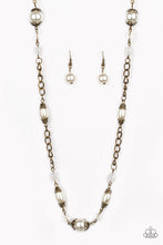 Load image into Gallery viewer, Paparazzi Magnificently Milan - Brass - Faceted Opaque Beads - Necklace &amp; Earrings - $5 Jewelry With Ashley Swint