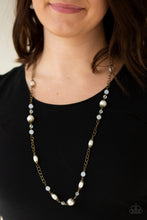 Load image into Gallery viewer, Paparazzi Magnificently Milan - Brass - Faceted Opaque Beads - Necklace &amp; Earrings - $5 Jewelry With Ashley Swint